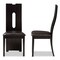 Baxton Studio Alani Modern Dark Brown Faux Leather Upholstered Dining Chair, PK2 142-8036 - alternate 3